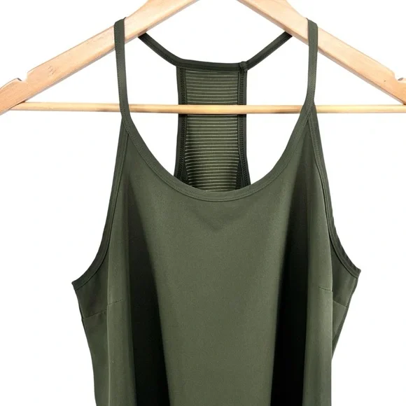 Tek Gear DryTek Bundle (3) Workout Racerback Tank Tops Sz M Black Olive Mint - Picture 15 of 16